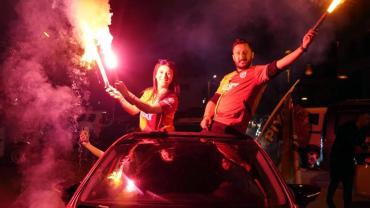 Galatasaray'ın 26. şampiyonluğu Kilis'te de kutlandı