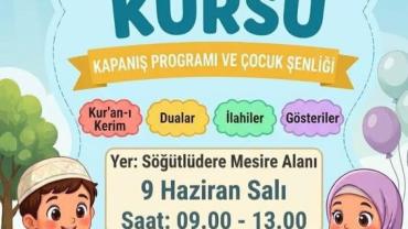 4-6 Yaş Kur’an Kursları İçin Çocuk Şenliği 9 Haziran’da