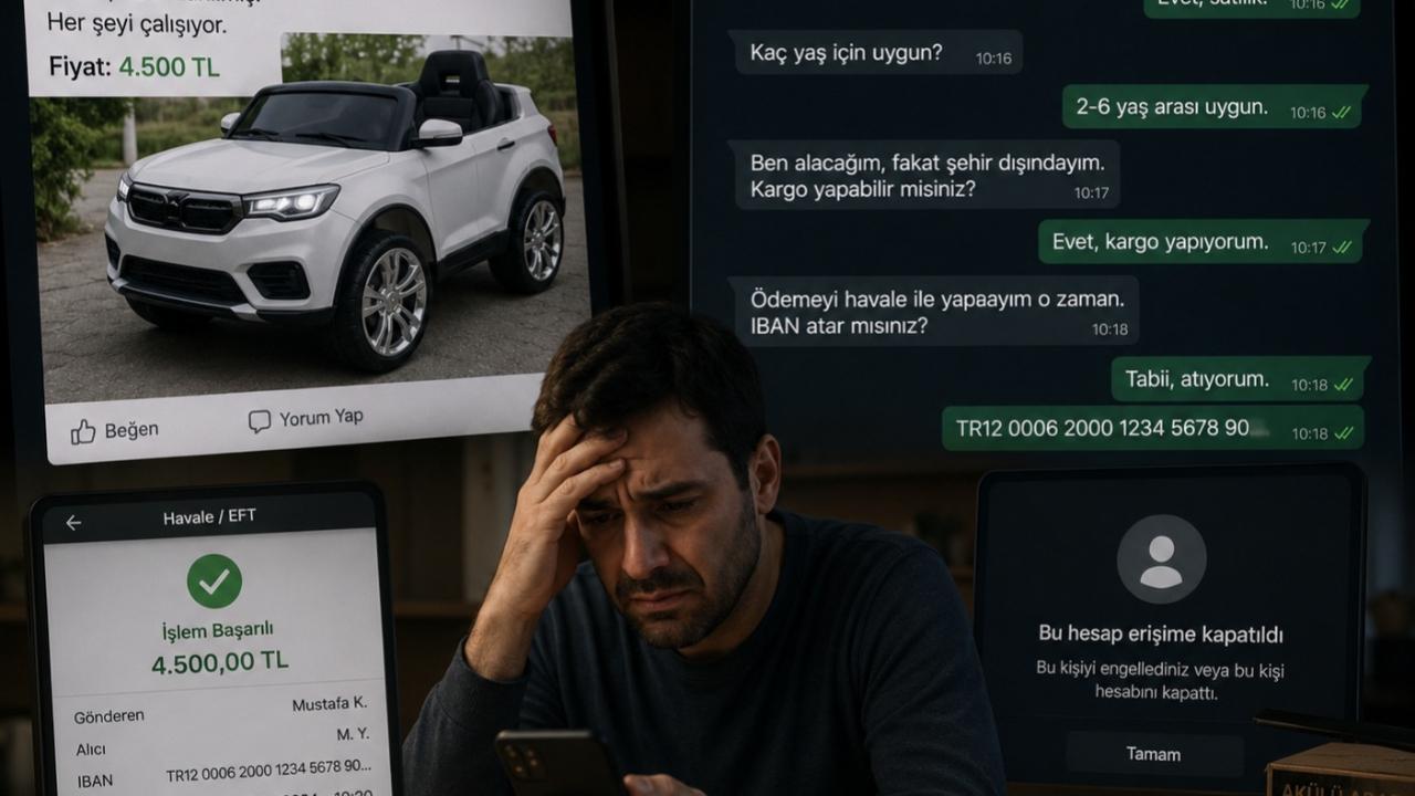 Akülü araba alacaktı, dolandırıcının tuzağına düştü