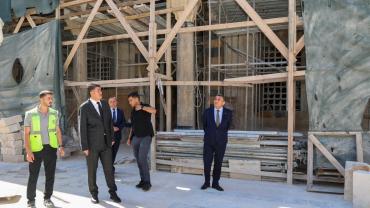 Vali Kalaylı Tekye Camii’ndeki Çalışmaları İnceledi