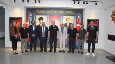 Güneydoğulu Gazeteciler, Emniyet Müdürü Bildirici’ye Ziyaret