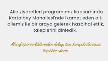 Kilis Valisi Ömer Kalaylı’dan Kartalbey Mahallesi’ne Çat Kapı Ziyaret