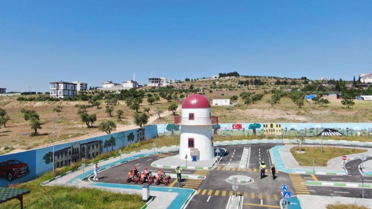 Kilis'te minik öğrencilere trafik eğitimi