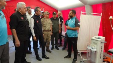 Kilis'te orman yangını müdahale tatbikatı yapıldı