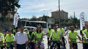 Kilis’te “Yeşil Gelecek” İçin Pedallar Çevrildi