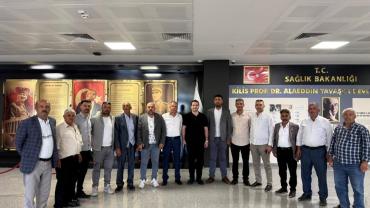 Musabeyli Köy Muhtarlarından Başhekim Fazıl Arısoy’a Ziyaret