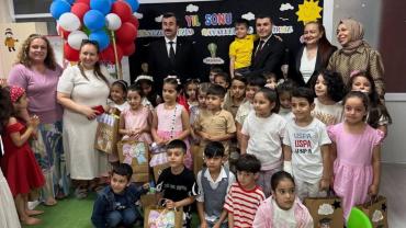 Nar Taneleri Anaokulunda Karne Heyecanı: Miniklerin Mutluluğuna Protokol Ortak Oldu