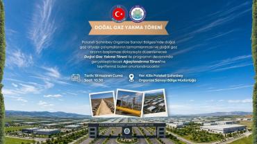 Polateli Şahinbey OSB’de Doğal Gaz Dönemi Başlıyor