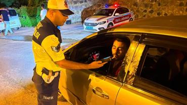 Resul Osman Mesire Alanı Girişinde Alkol ve Motosiklet Denetimi
