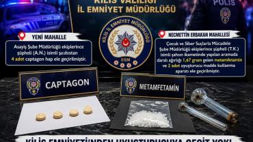 Uyuşturucu Operasyonu: Captagon Hap ve Metamfetamin Yakalandı