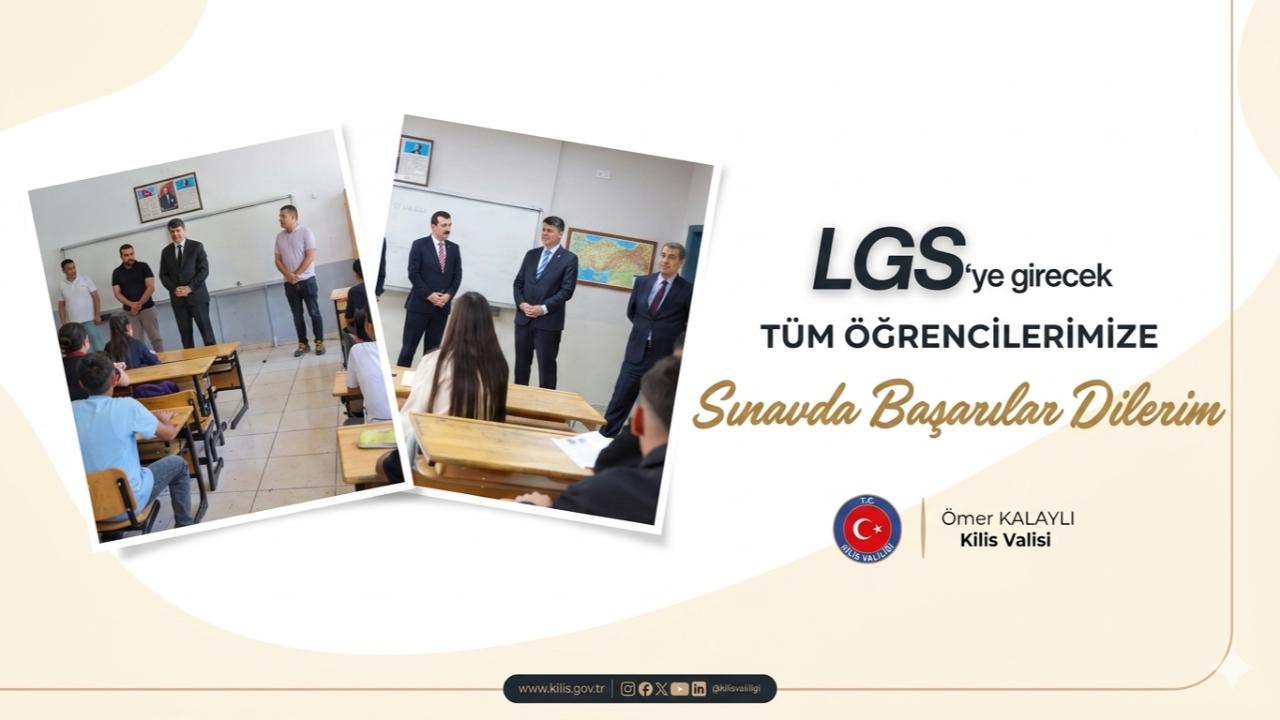 Vali Kalaylı’dan, Vatandaşlara LGS Uyarısı