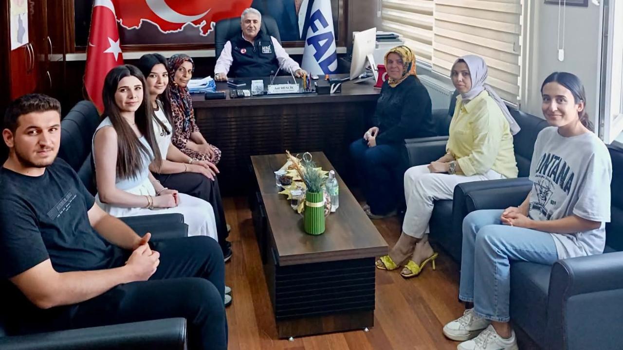 AFAD İl Müdürü Mencik'ten, Ahde Vefa