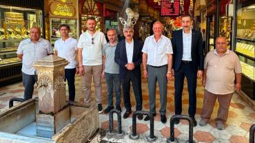 AK Parti Heyeti Kuyumcular Odası'nda: Bilik'e Hayırlı Olsun