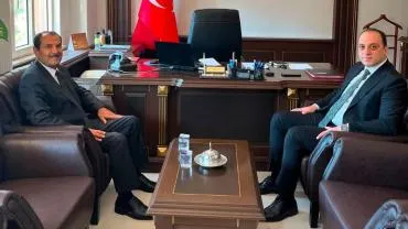 Başkan Kördeve’den, Kaymakam Hacıismailoğlu’na Hayırlı Olsun Ziyareti