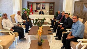 Başkan Ölmez'den Kaymakam Şahin'e Hayırlı Olsun Ziyareti