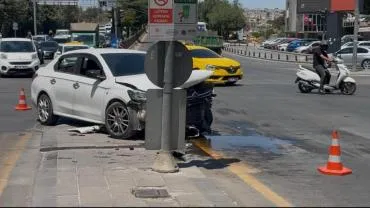 Gaziantep'te zincirleme kaza: 3 araç hasar gördü