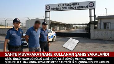 Geri Dönüş Merkezi'nde Uyanıklık Sökmedi: Sahte Evrakla Yakalandı!