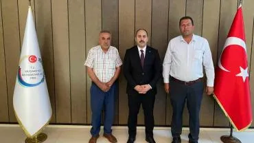 Hasancalı Heyetinden Kaymakam Şahin’e Hayırlı Olsun Ziyareti