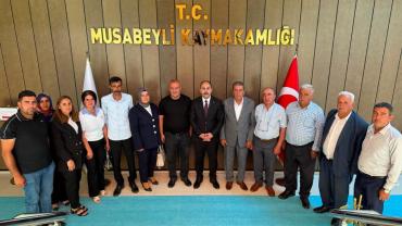 Kaymakam Şahin’e, AK Parti Teşkilatı'ndan Tebrik Ziyareti!