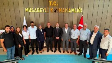 Kaymakam Şahin’e, AK Parti Teşkilatı'ndan Tebrik Ziyareti!