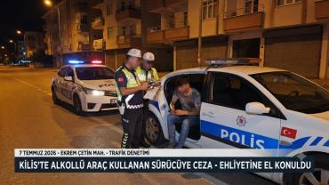Kilis Emniyeti'nden Denetim: Alkollü Sürücüye Geçit Yok!