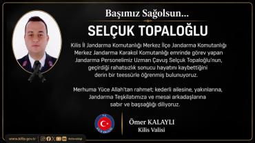 Kilis İl Jandarma Komutanlığı Yasta