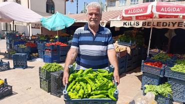 Kilis Köy Biberi, Sabah Pazarı'nda Yerini Aldı