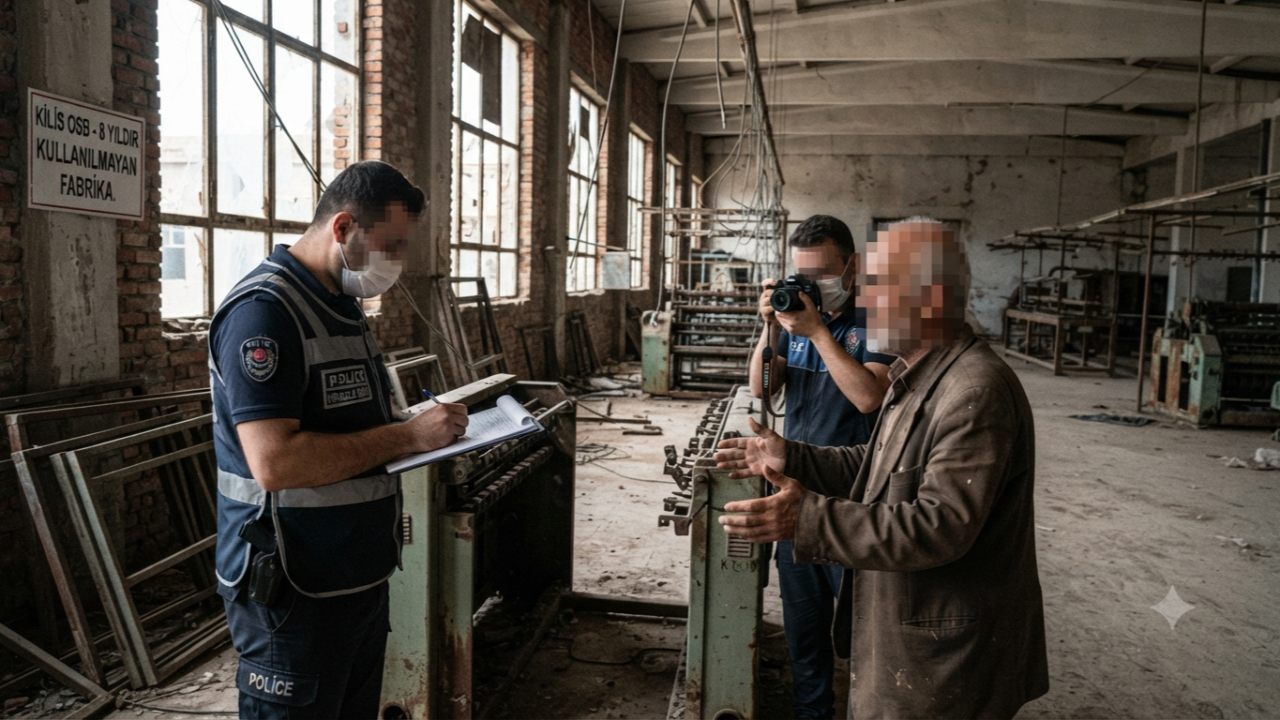 Kilis OSB'de Dev Hırsızlık: 8 Yıllık Fabrikayı Soydular!