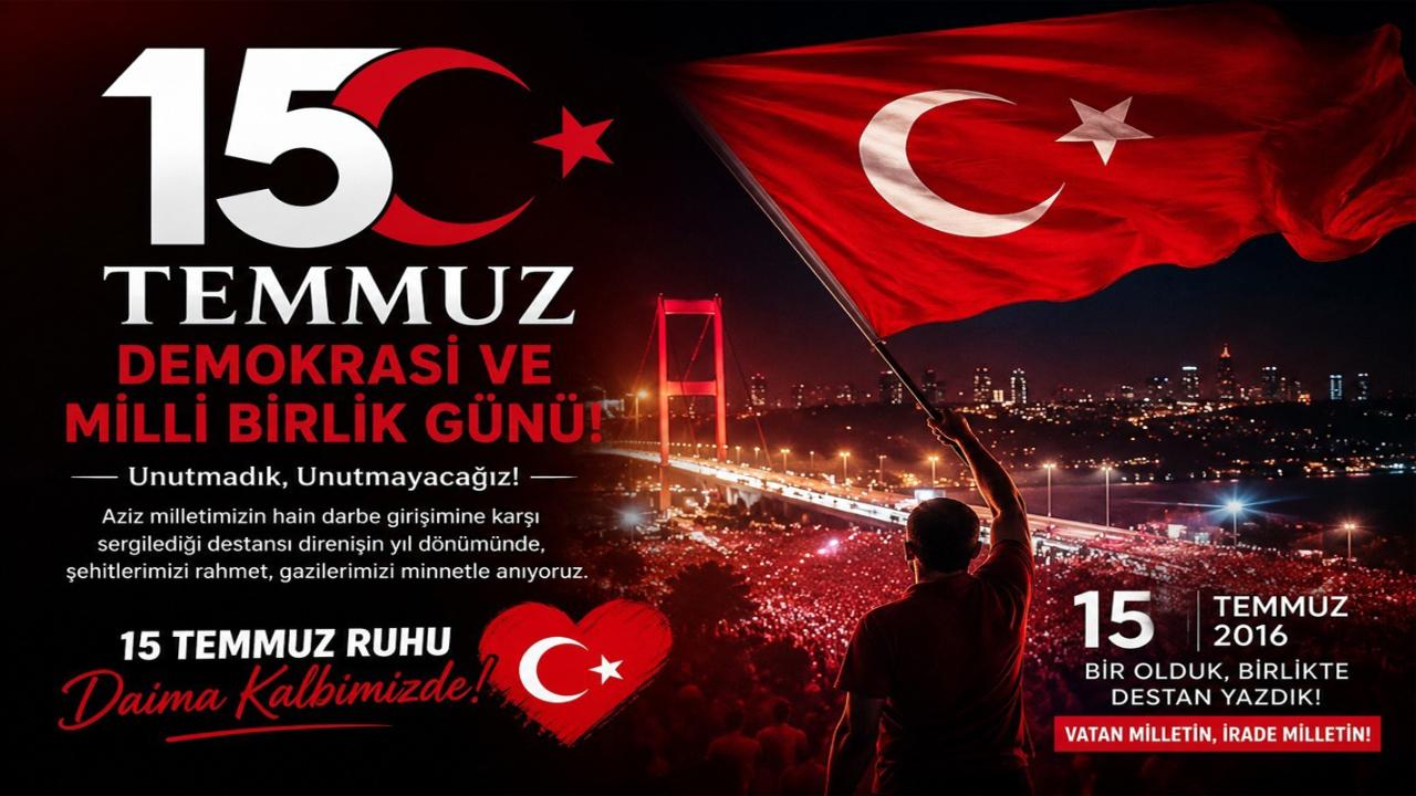 Kilis'te 15 Temmuz'un 10. Yılı Anma Programı Belli Oldu