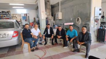 MHP Kilis İl Başkanı Ercan Akdemir’den Esnaf Ali Dal’a  Geçmiş olsun Ziyaret!