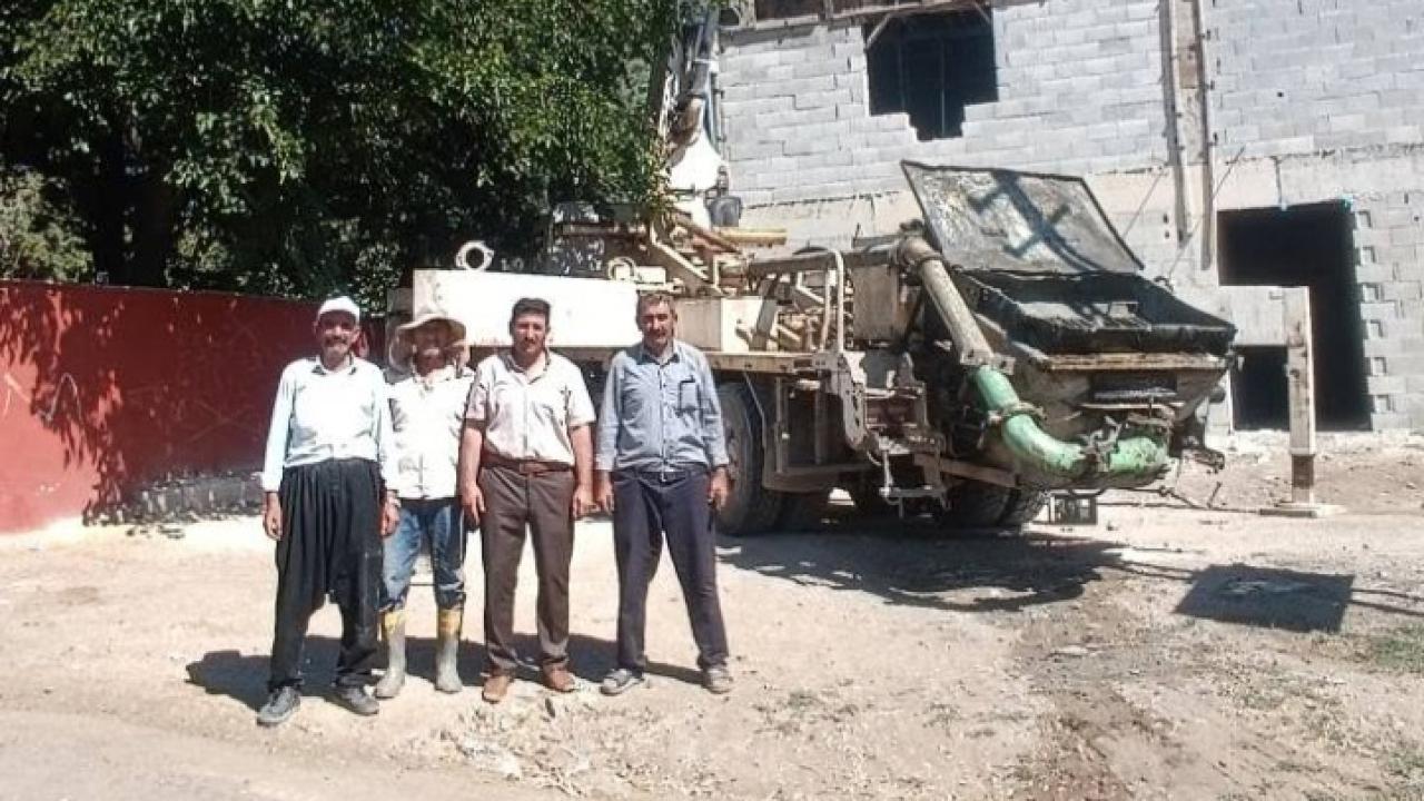 Ömeroğlu Taziye Evinde Çalışmalar Hız Kazandı