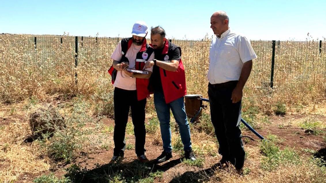 İl Tarım ve Orman Müdürlüğü Personeli, Yer Tespiti Yaptı
