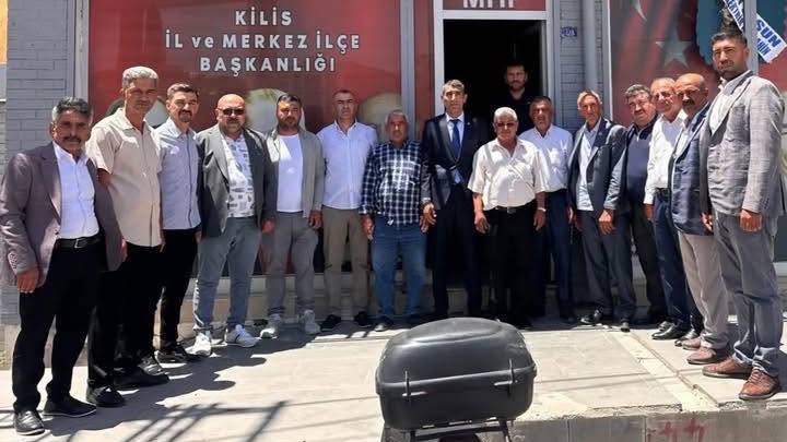 MHP Kilis İl Başkanı Ercan Akdemir’e Ziyaretçi Akını!