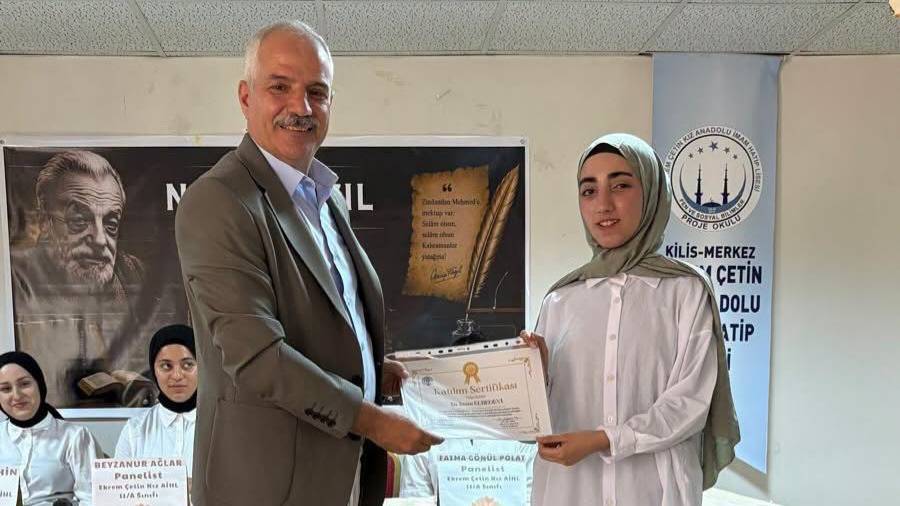 Anadolu İmam Hatip Lisesi’nde Necip Fazıl Kısakürek Paneli
