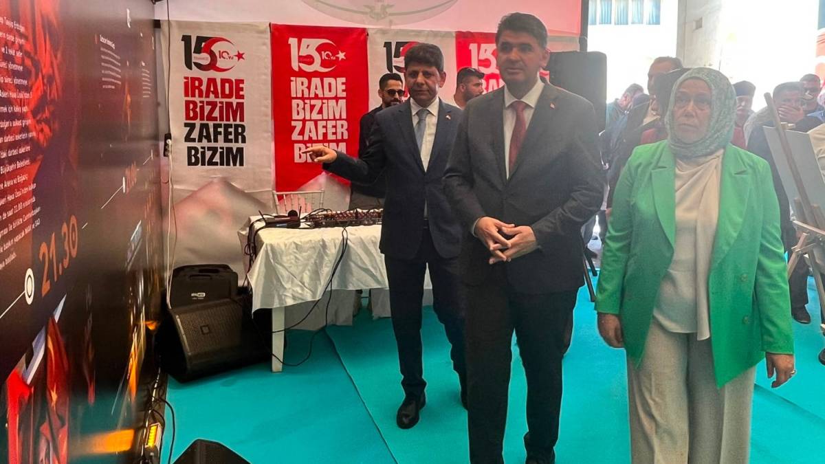 Kilis’te 15 Temmuz Ruhu Çadırla Yaşatılıyor